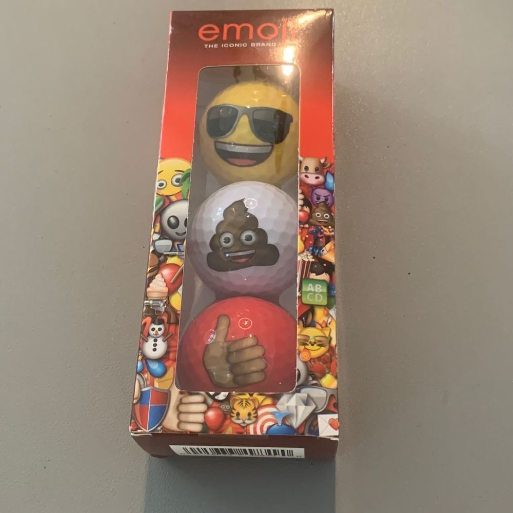 Emoji Golf Balls NEW